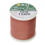 KO Beading thread Apricot 15